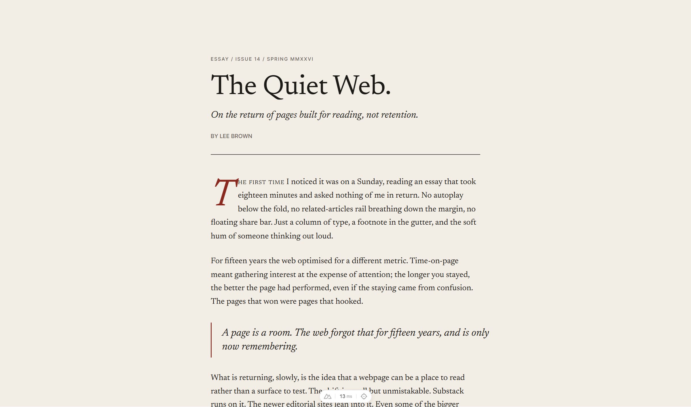 The Margin preview